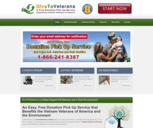 Givetoveterans.org(DreamHost) Screenshot