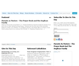 Giveusthisdaydevotional.com(Give Us This Day) Screenshot