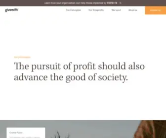 Givewith.com(Givewith) Screenshot