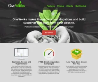 Giveworks.net(Giveworks) Screenshot