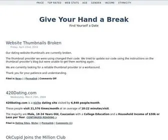 Giveyourhandabreak.com(GiveYourHandaBreak) Screenshot