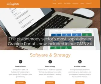 Givingdata.com(Grants Management System) Screenshot
