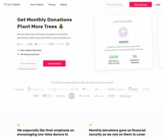Givingloop.org(Monthly donations for nonprofits) Screenshot