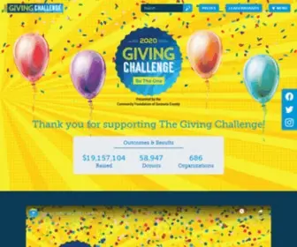 Givingpartnerchallenge.org Screenshot