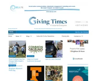 Givingtimes.co.uk(Giving Times) Screenshot