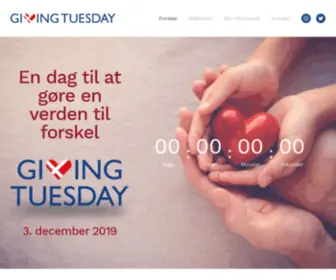 Givingtuesday.dk(Giving Tuesday Danmark) Screenshot