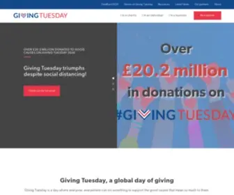 Givingtuesday.org.uk(Giving Tuesday) Screenshot