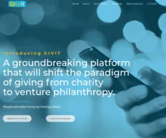 Givitcoin.io(Givit is a groundbreaking) Screenshot