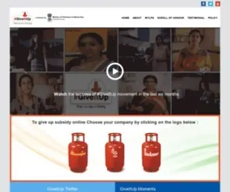 Givitup.in(GiveItUp LPG Subsidy) Screenshot