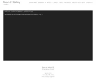 Givonartgallery.com(CURRENT EXHIBITION) Screenshot