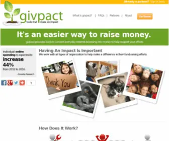 GivPact.com(Tools that make an impact) Screenshot