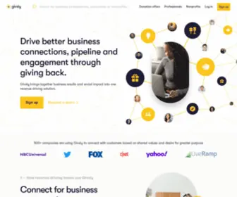 Givsly.com(Book more impactful business meetings on Givsly) Screenshot