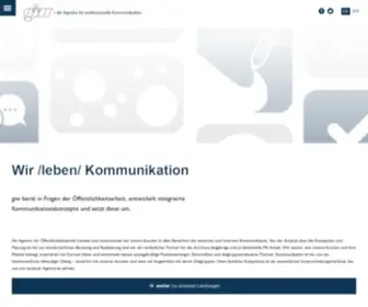 Giw.de(Public Relations für Zukunftsthemen) Screenshot