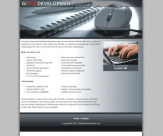 Giwebdevelopment.com(Freelance Web Design and Development) Screenshot