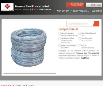 Giwires.com(Omkamal Steel Private Limited) Screenshot