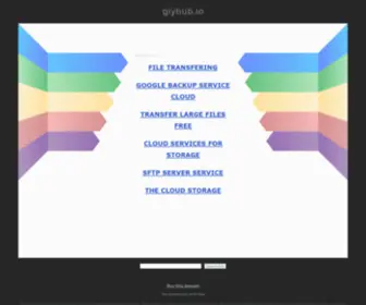 Giyhub.io(Dit domein kan te koop zijn) Screenshot