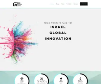 Gizavc.com(Giza Venture Capital) Screenshot