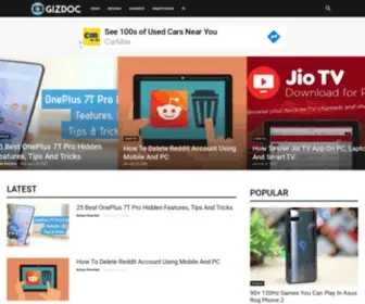 Gizdoc.com(Tech Paradise) Screenshot