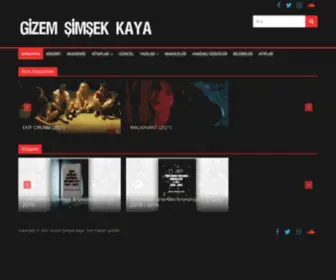 Gizemsimsekkaya.com(Gizem Şimşek Kaya) Screenshot