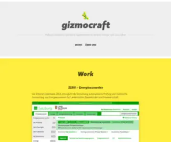 Gizmocraft.com(Design and technology GmbH) Screenshot