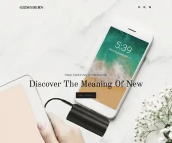 Gizmodern.com(Discover the Meaning of New) Screenshot