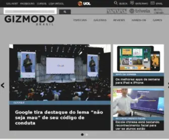 Gizmodo.com.br(Gizmodo Brasil) Screenshot