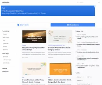 Gizmoina.com(Ulasan teknologi dan informasi seputar dunia blogging) Screenshot