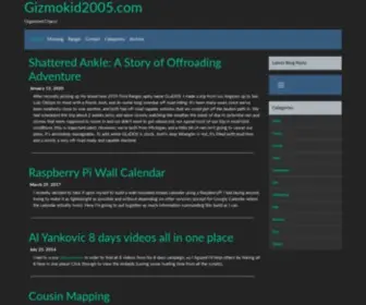 Gizmokid2005.com(Organized Chaos) Screenshot