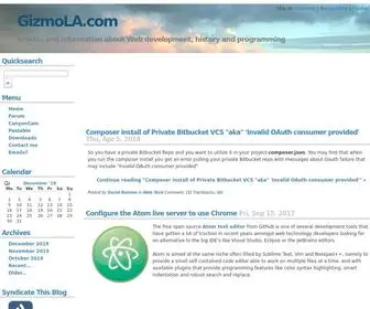 Gizmola.com(Web Development) Screenshot