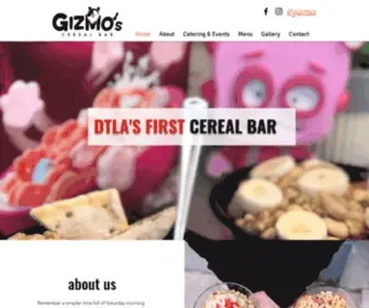 Gizmoscereal.com(Cereal lover) Screenshot