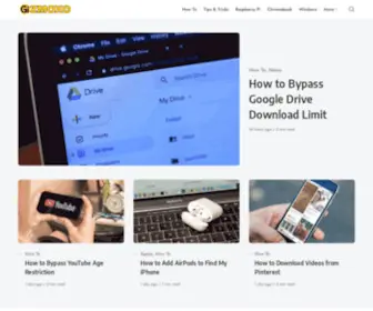 Gizmoxo.com(Heaven For Tech Geeks) Screenshot
