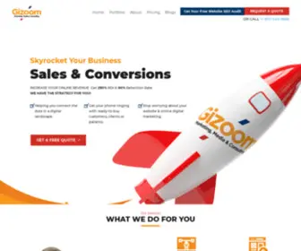 Gizoom.com(Marketing, Media & Consulting) Screenshot