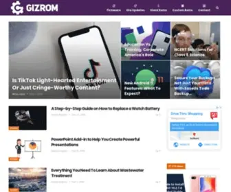 Gizrom.com(Android ROMs) Screenshot