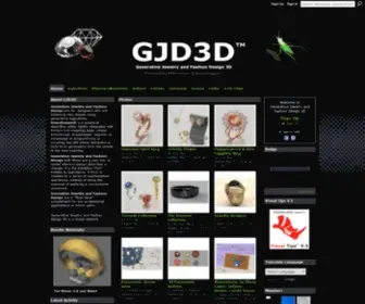GJD3D.com(Generative Jewelry and Fashion Design 3D) Screenshot
