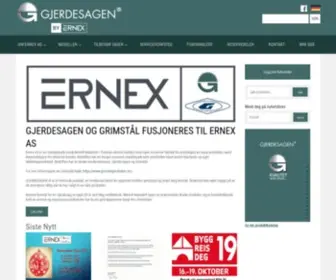 Gjerdesagen.no(GJERDESAGEN © er et helnorsk produktGjerdesagen) Screenshot