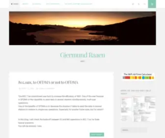 Gjermundraaen.com(Gjermund Raaen) Screenshot