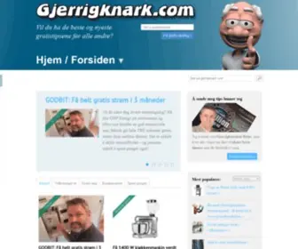 Gjerrigknark.com(Gratis ting & varepr) Screenshot