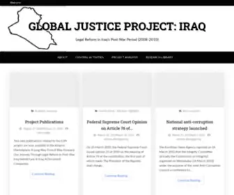 Gjpi.org(Legal Reform in Iraq's Post) Screenshot