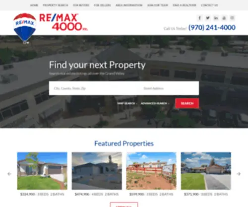 GJproperties.com(REMAX 4000) Screenshot