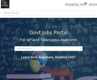 GJptelugu.in(Govt Jobs portal) Screenshot