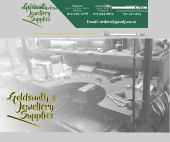 Gjsupplies.co.za(Goldsmith & Jewellery Supplies) Screenshot