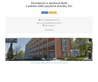 GJSzlin.cz(Gymnázium) Screenshot
