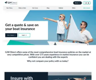 GJwdirect.co.uk(Online Boat Insurance Quotes) Screenshot