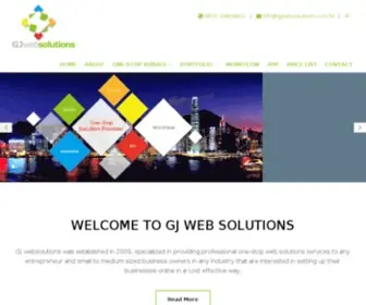 Gjwebsolutions.com.hk(Web Design) Screenshot