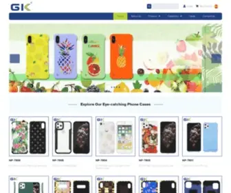 GK-Case.com(Leading Mobile phone cases manufacturer and marketer) Screenshot