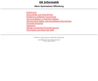 GK-Informatik.de(Grundkurs Informatik) Screenshot