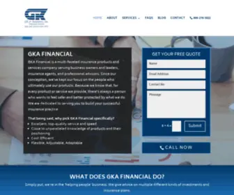 Gkafinancial.com(GKA Financial) Screenshot