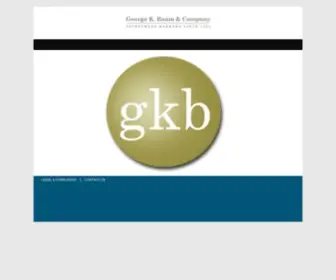Gkbaum.com(George K) Screenshot