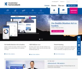 GKB.ch(Graubündner Kantonalbank) Screenshot