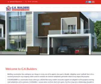 Gkbuilderschennai.com(Construction and Interiors) Screenshot